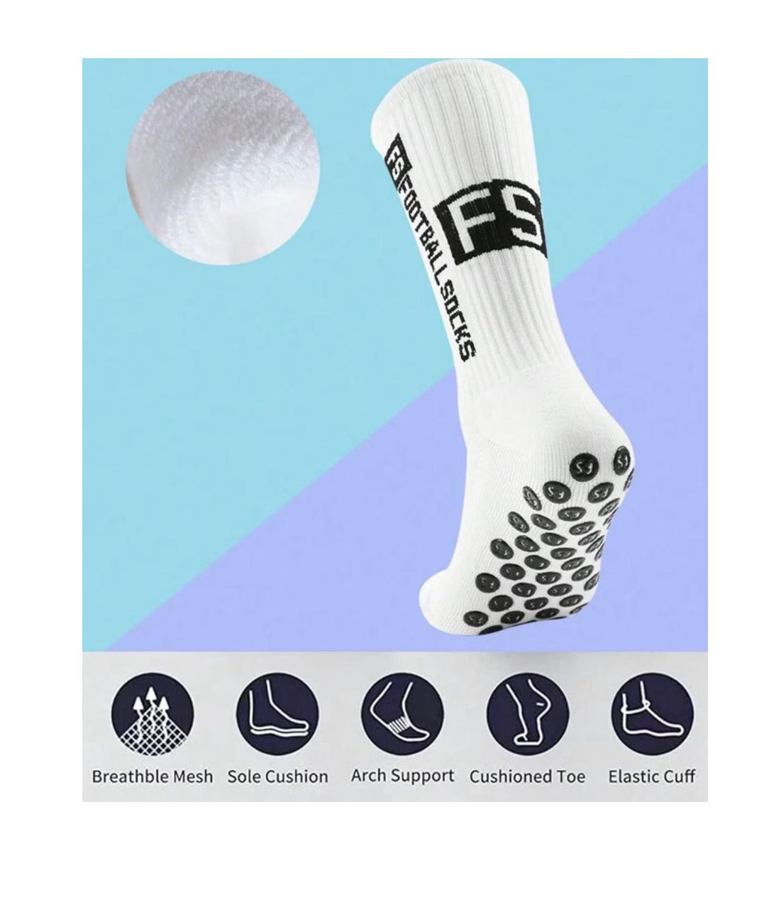 GripZone – Șosete de Fotbal Profesionale cu Aderență Maximă