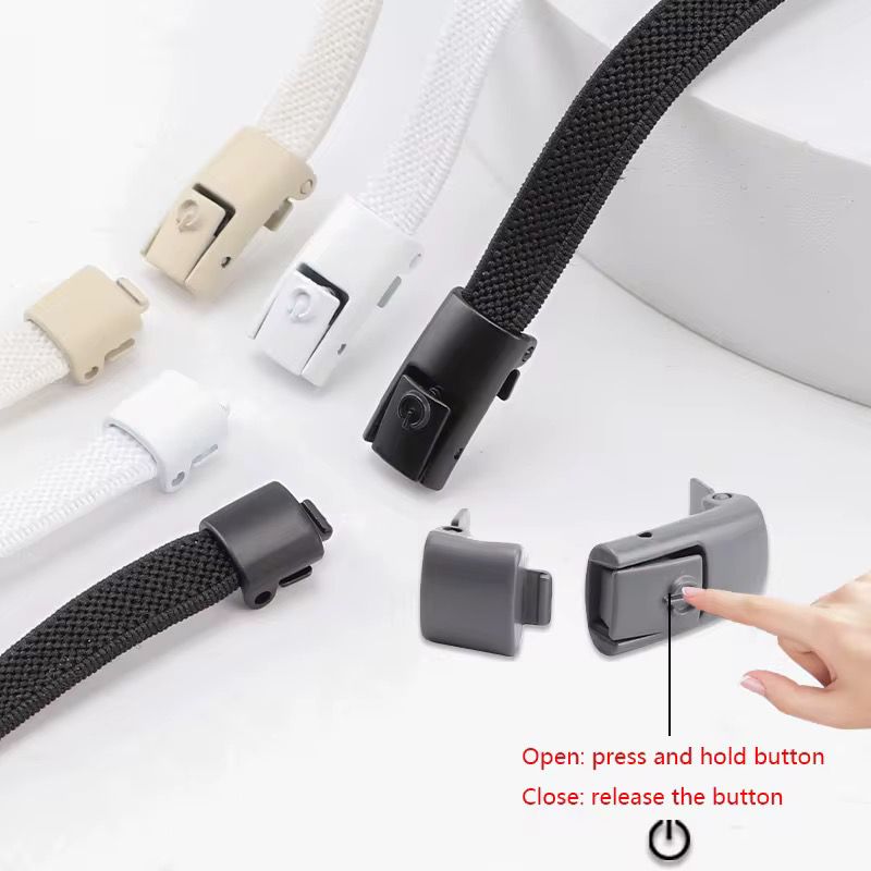 Sireturi elastice cu sistem Press Lock - 15 CULORI DISPONIBILE