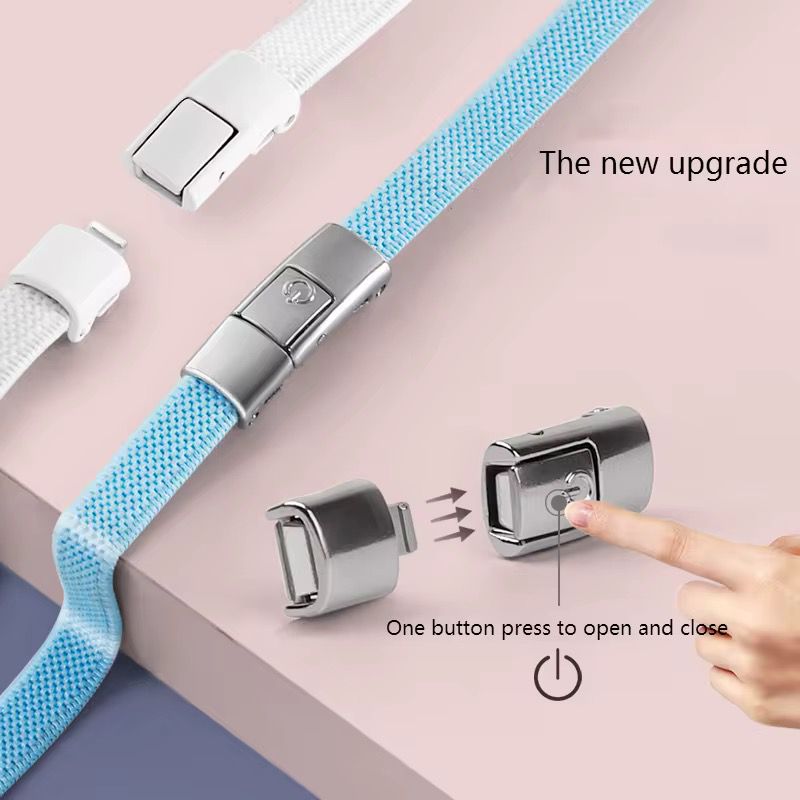 Sireturi elastice cu sistem Press Lock - 15 CULORI DISPONIBILE