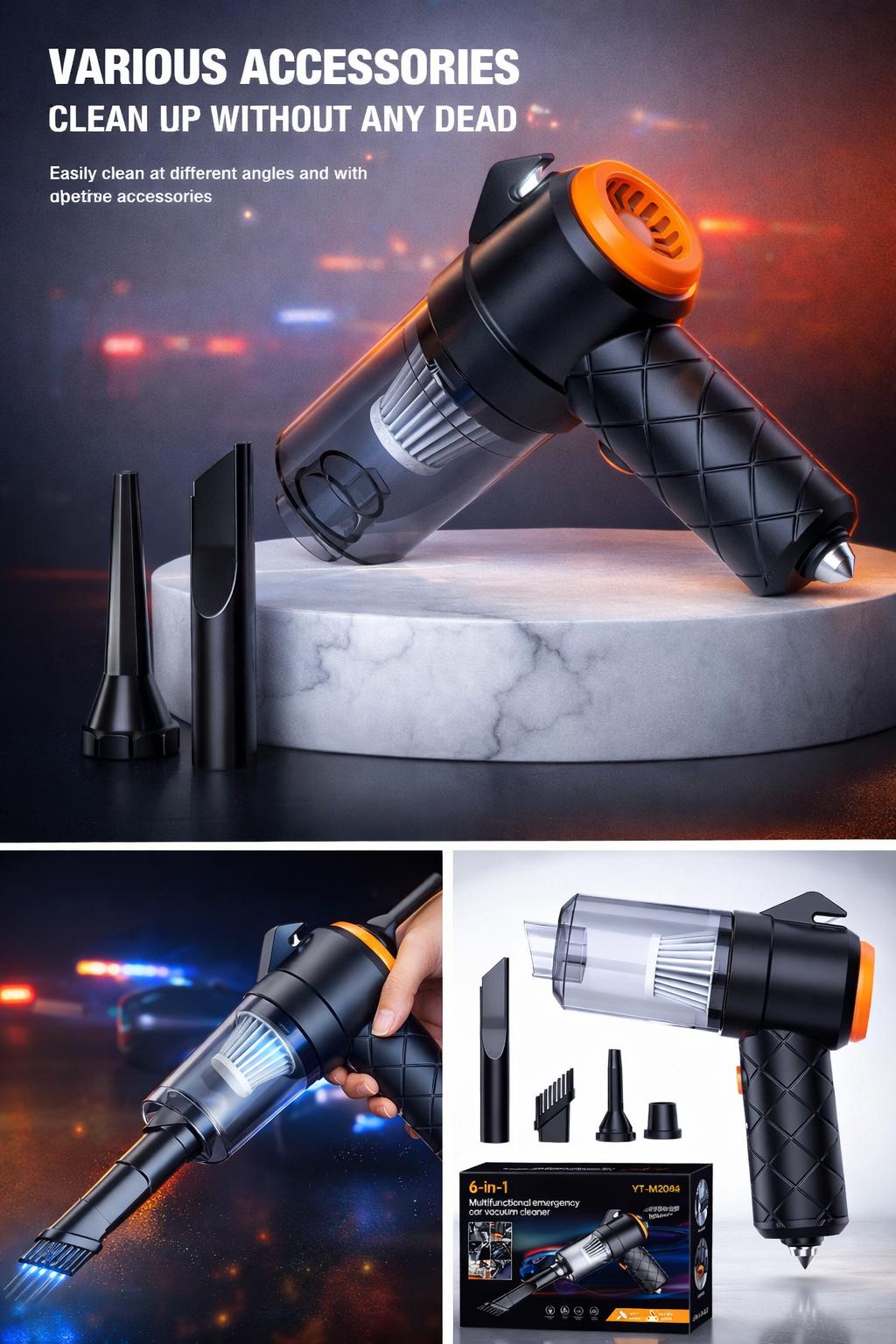 Aspirator de Mână Multifuncțional 6 in 1