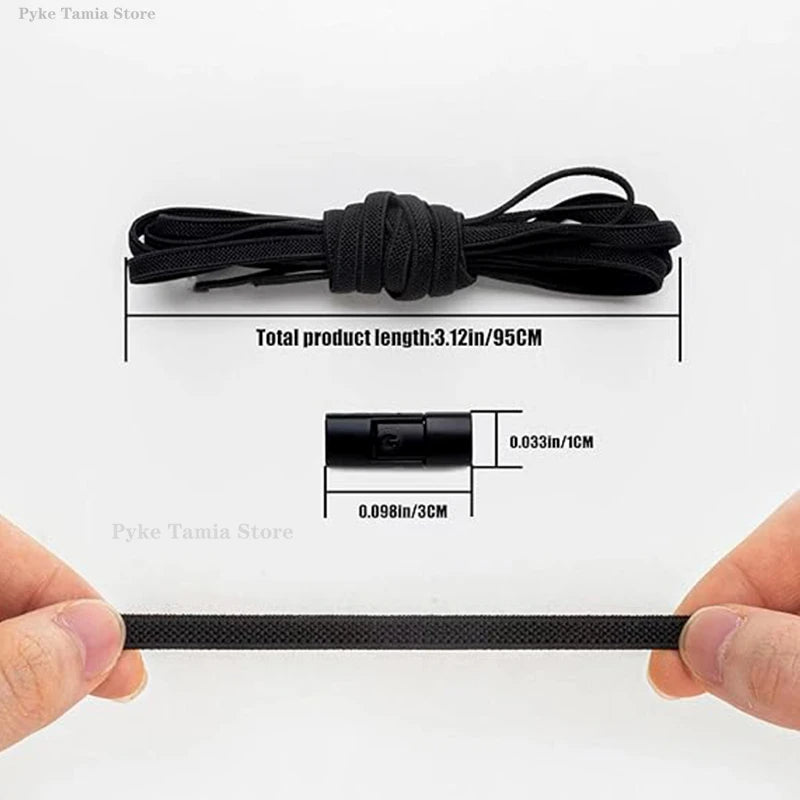 Sireturi elastice cu sistem Press Lock - 15 CULORI DISPONIBILE